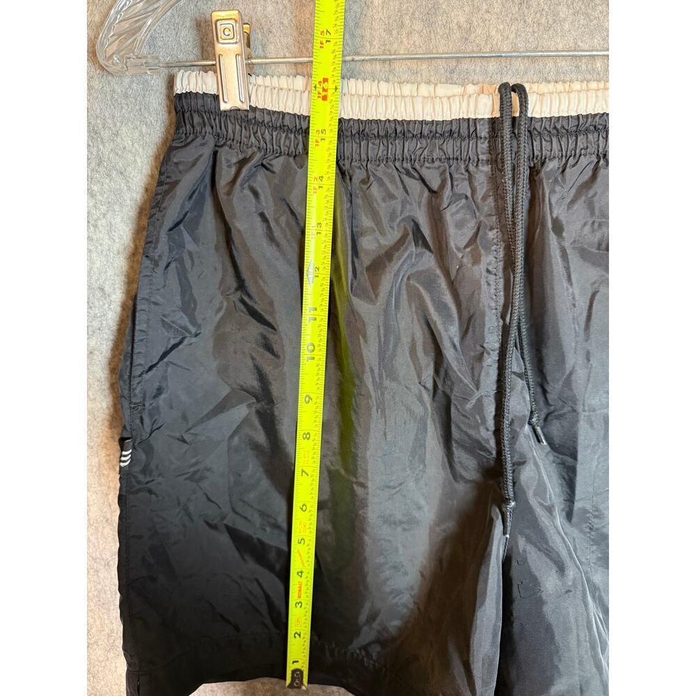 Adidas Vintage Womens Drawstring Black Athletic Shorts Lightweight - Small - Picture 9 of 10